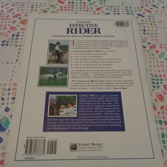 HORSES BOOK BECOMING AN EFFECTIVE RIDER BY CHERRY HILL - Picture 3 of 8